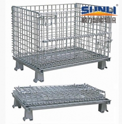 Steel folding storage cage